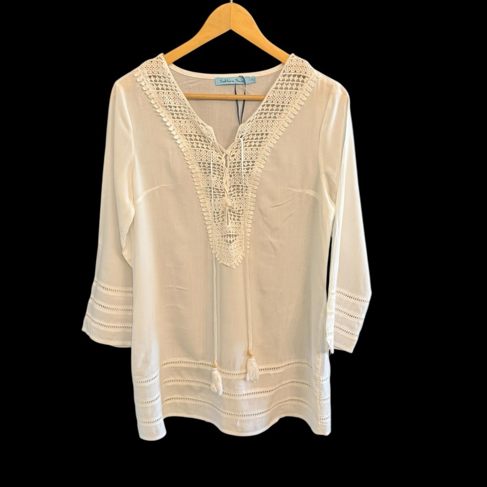 Solitaire  Crochet Detail Women's Dress or Cover Up